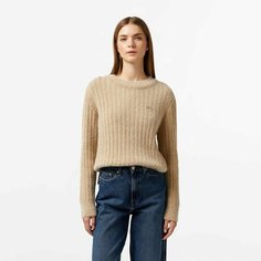Свитер LACOSTE, размер T38, , бежевый, бежевый