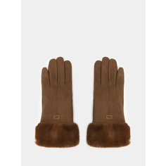 Перчатки JUST CLOTHES для женщин, размер OneSize, коричневый