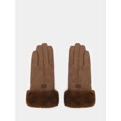 Перчатки JUST CLOTHES для женщин, размер OneSize, темно-коричневый