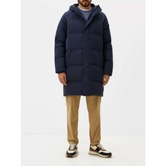 Пуховик Alessandro Manzoni Jeans, размер 48, темно-синий