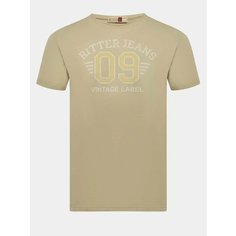 Футболка Ritter jeans, размер 46, бежевый