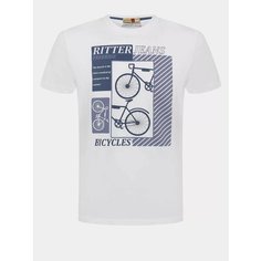 Футболка Ritter jeans, размер 58, белый