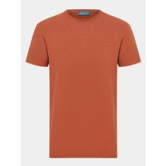Футболка Alessandro Manzoni Denim, размер 52, терракотовый