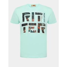 Футболка Ritter jeans, размер 46, голубой