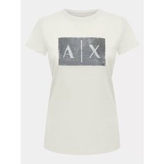 Футболка Armani Exchange, размер L, бежевый