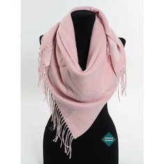 Платок Cashmere для женщин,100х100 см, светло-розовый