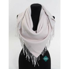 Платок Cashmere для женщин,100х100 см, бледно-розовый