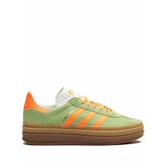 Кроссовки adidas Gazelle Bold, размер 11 US, зелeный