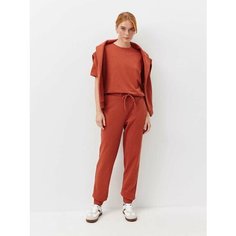 Брюки спортивные JUST CLOTHES, размер 42, кирпичный