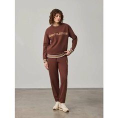 Брюки спортивные JUST CLOTHES, размер XL, коричневый