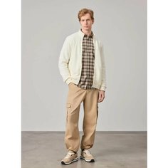 Брюки карго JUST CLOTHES, размер 54, бежевый