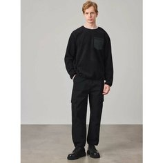 Брюки карго JUST CLOTHES, размер 48, черный