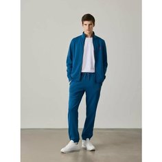 Брюки спортивные JUST CLOTHES, размер 46, синий/красный