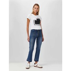 Джинсы буткат JUST CLOTHES, размер 42/44, cиний