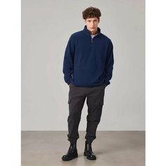 Брюки джоггеры JUST CLOTHES, размер 58, темно-серый