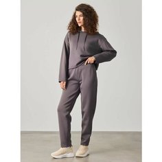 Брюки спортивные JUST CLOTHES, размер 44, коричневый