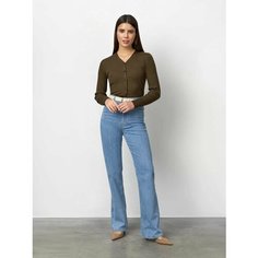 Джинсы багги JUST CLOTHES, размер 42, голубой