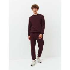 Брюки спортивные JUST CLOTHES, размер 50, бордовый