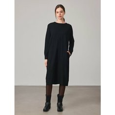 Платье JUST CLOTHES, размер 48, черный