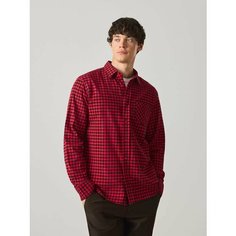 Рубашка JUST CLOTHES, размер 52, красный