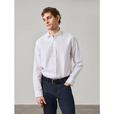 Рубашка JUST CLOTHES, размер 50, белый