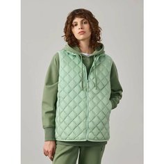 Жилет JUST CLOTHES, размер 38, зелeный