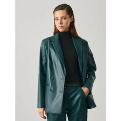 Пиджак JUST CLOTHES, размер 48, изумрудный