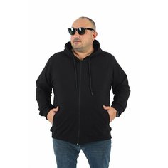 Толстовка MOCGRANDE, размер 8XL(72), , черный