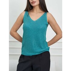 Топ INTELLI, размер ONE SIZE, голубой, зеленый
