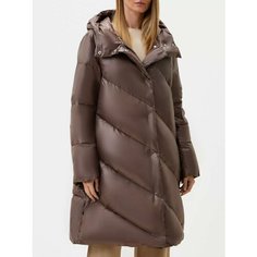 Пальто ORSA Couture, размер 46, коричневый