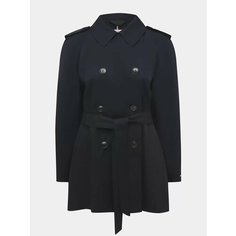 Плащ TOMMY HILFIGER, размер 38, синий