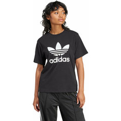 Футболка adidas Trefoil Regular Tee W, размер M INT, черный