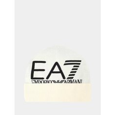 Шапка EA7 EMPORIO ARMANI для мужчин, размер Б/Р, слоновая кость