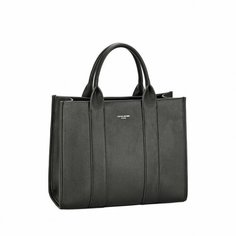 Сумка тоут DAVID JONES, фактура зернистая, black