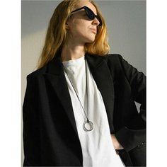 Колье, серебристый/черный Irina Khai Design