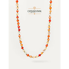 Чокер BL Jewelry, сердолик, длина 45 см, оранжевый