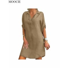 Платье MOOCIE Базовая коллекция, размер M, хаки