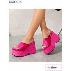 Сабо MOOCIE, размер Длина стопы 250 мм, темно-розовый