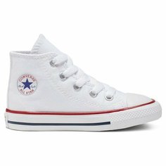 Кеды Converse Детские кеды Converse Chuck Taylor All Star 7J253 белые (18), размер 18, белый