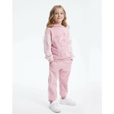 Брюки спортивные Gloria Jeans, размер 2-4г/104, мультиколор, розовый