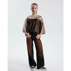 Джинсы Gloria Jeans, размер 13-14л/164 (40), черный/коричневый