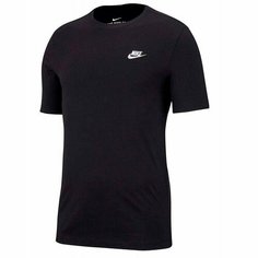 Футболка NIKE Sportswear Club, размер 44-46, черный