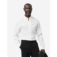 Рубашка LACOSTE Осень-зима 2024, размер T38, белый