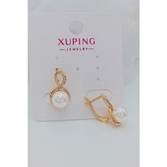Серьги XUPING JEWELRY, жемчуг имитация