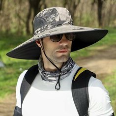 Шляпа для мужчин, хаки Нет бренда