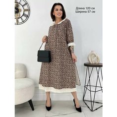 Платье SHAMA STYLE Лето, размер 46-50, розовый, оранжевый