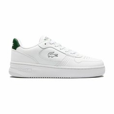 Кеды LACOSTE Осень-зима 2024, размер 5.5, белый-зеленый