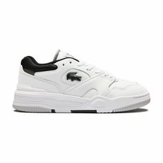Кроссовки LACOSTE Осень-зима 2024, размер 6, белый/черный