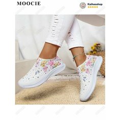Балетки спортивные MOOCIE, размер Длина стопы 23 см, white