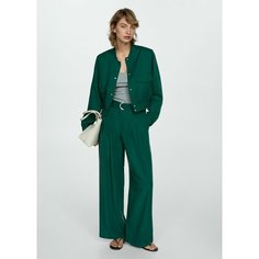 Ветровка MANGO, размер XS, зеленый